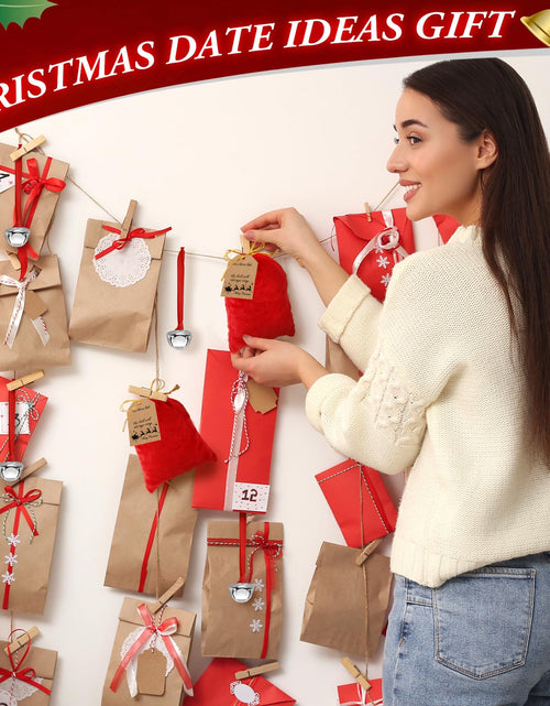 Load image into Gallery viewer, Duraaamo 24 Sets Christmas Polar Themed Silver Bell Ornaments Bulk
