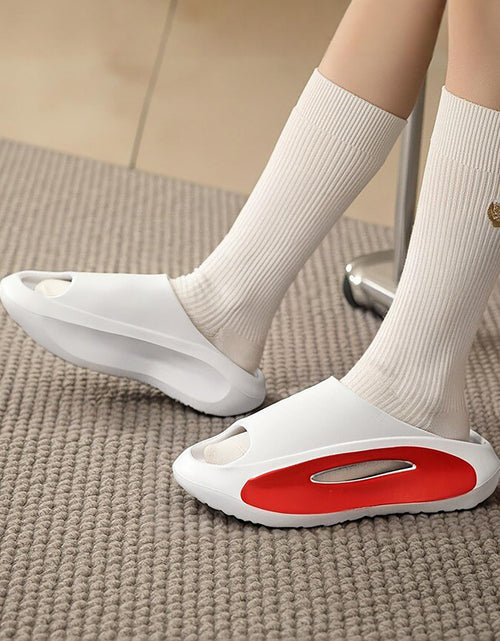 Load image into Gallery viewer, Meik Mangni Platform Slide Sandals Non-Slip Lightweight White Size 8-8.5W/7-8M
