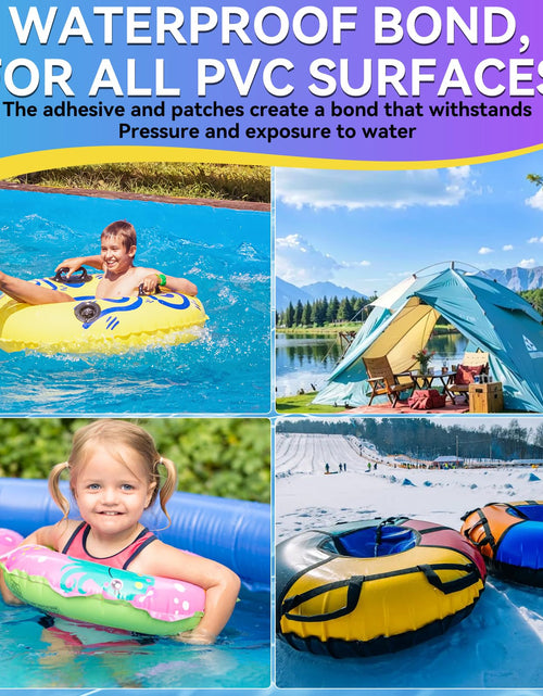 Load image into Gallery viewer, Balldanlu Air Mattress Patch Kit Waterproof Vinyl Repair Adhesive Inflatables
