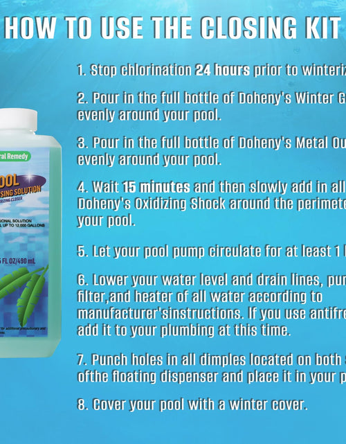 Load image into Gallery viewer, SETOXYX 2 Pack Winter Closing Kit Pool Winterizer Up to 24,000 Gallon
