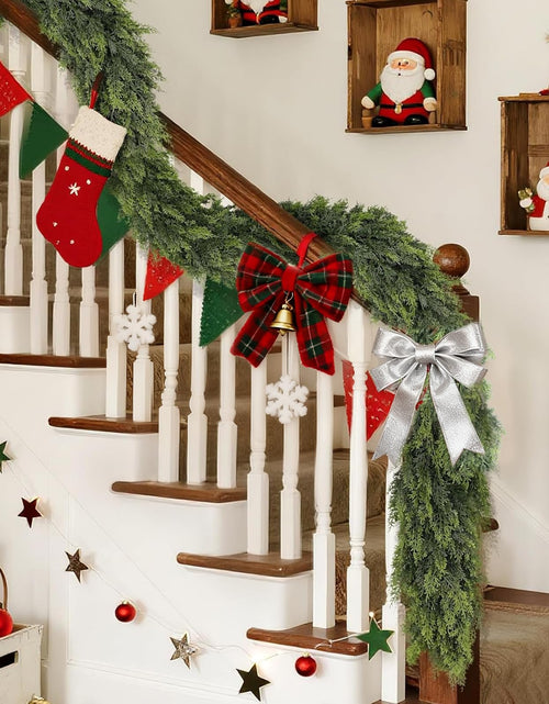 Load image into Gallery viewer, ESTABA 6FT Real Touch Cedar Garland Artificial Green Pine Christmas Decor
