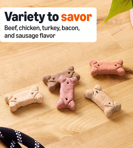 Amazon Basics Crunchy Dog Biscuits Multi Flavor 5 lb Box