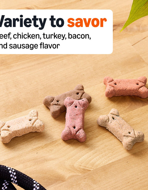 Load image into Gallery viewer, Amazon Basics Crunchy Dog Biscuits Multi Flavor 5 lb Box

