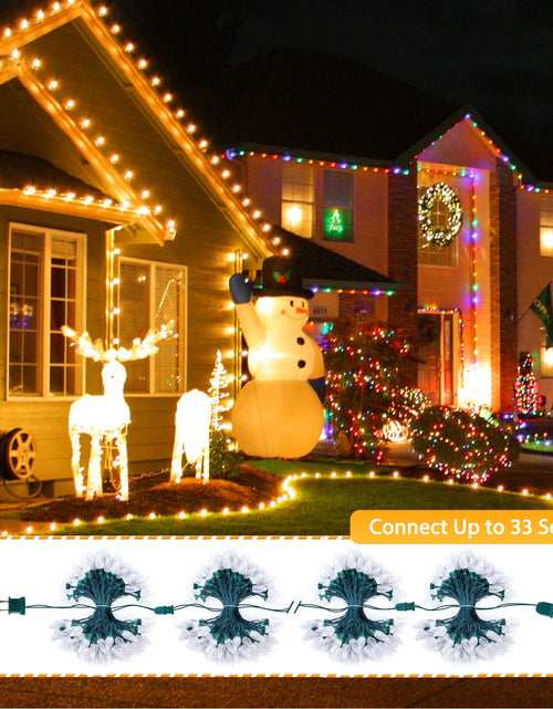 Load image into Gallery viewer, Brightown C9 LED Christmas String Lights 66ft 100 LED Warm White
