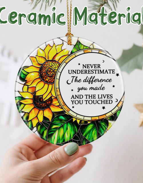 Load image into Gallery viewer, VIAKDEM Christmas Ceramic Ornament Retirement Design K Farewell Gift
