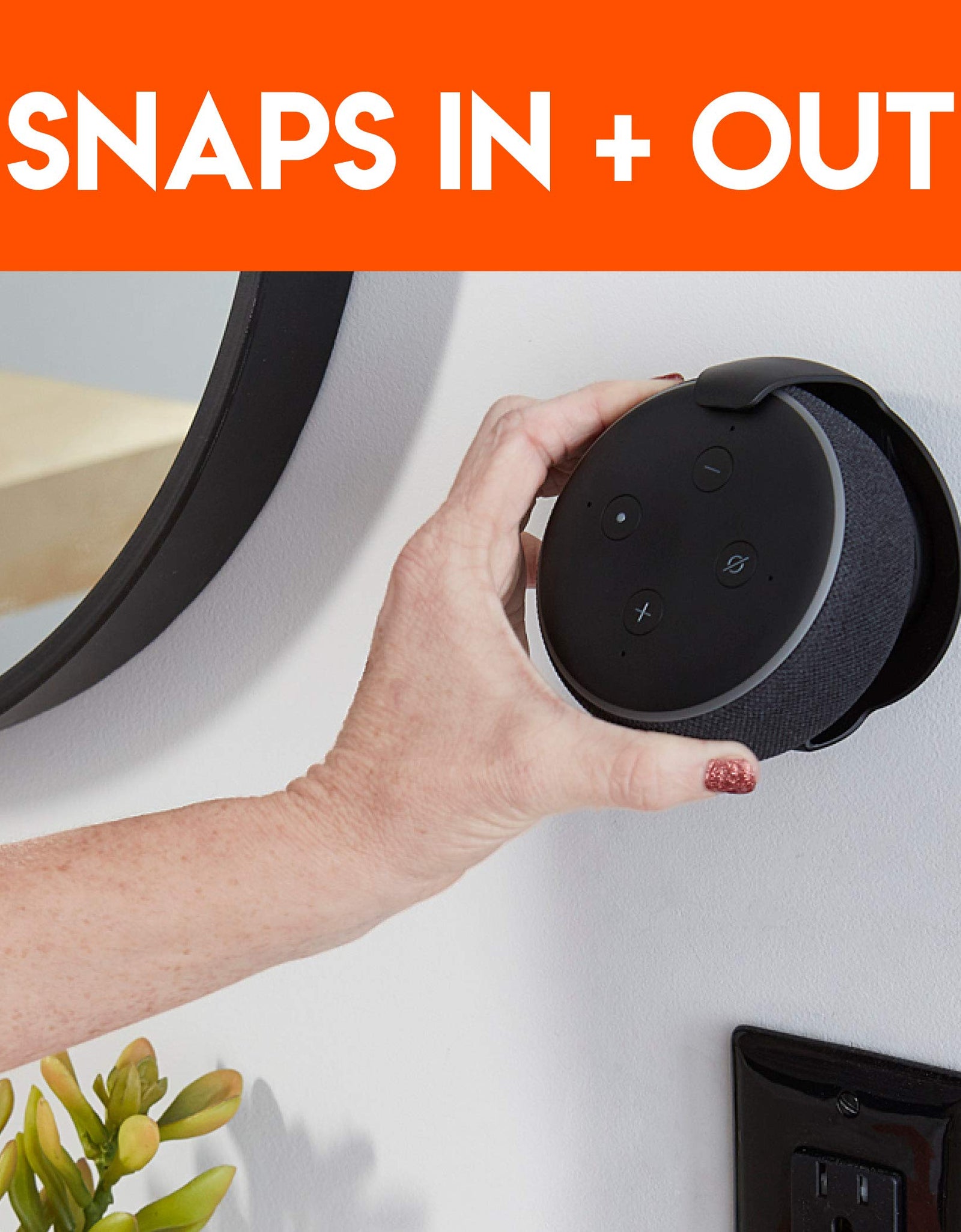Made for Amazon Mount for Echo Dot (3rd Gen) - White