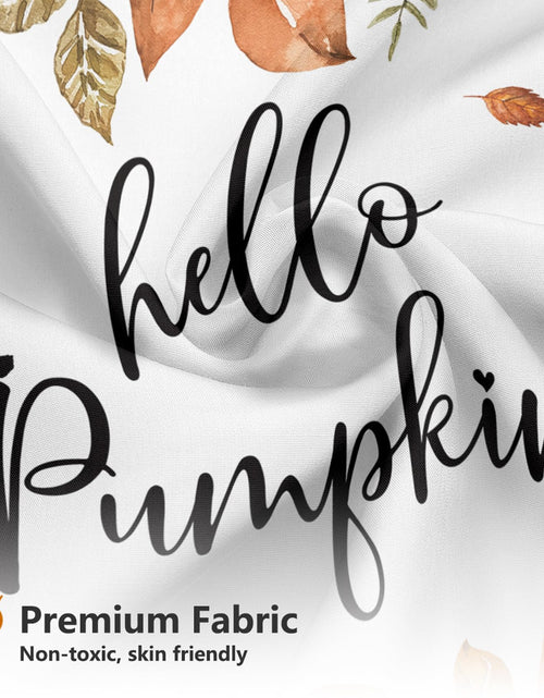Load image into Gallery viewer, MEHOFOND Fall Pumpkin Watercolor Shower Curtain 72x72 Inch Waterproof Hooks
