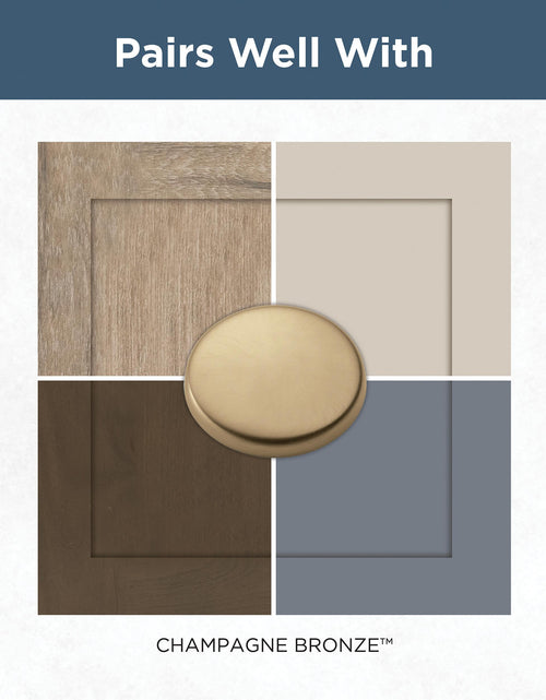 Load image into Gallery viewer, Franklin Brass Matte Black Cabinet Knobs 1-1/8" Round 10-Pack Simple Double Ring
