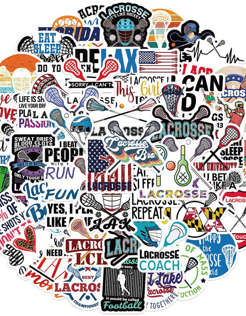 Load image into Gallery viewer, MAXSNOW Lacrosse Stickers Vinyl Decals Waterproof for Water Bottles Laptop Car
