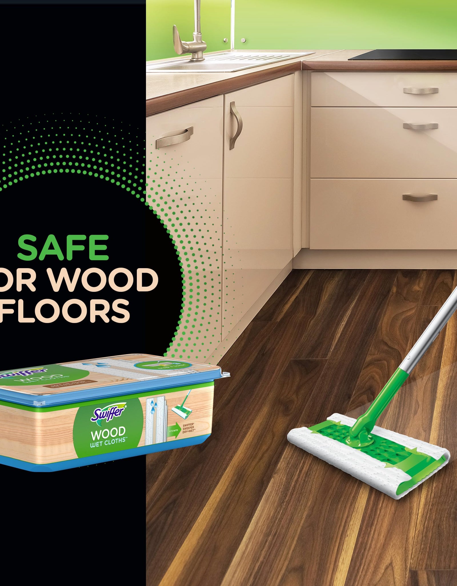 Swiffer Heavy Duty Mop Wet Multi-Surface Cloth Refills 20 Count