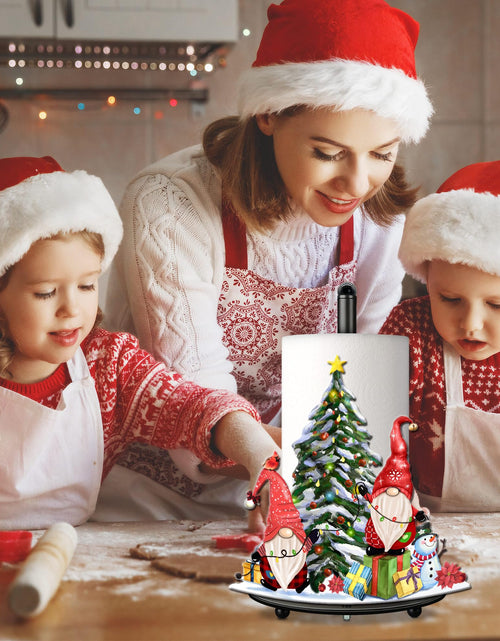 Load image into Gallery viewer, pinata Christmas Gnome Paper Towel Holder Kitchen Countertop Decor
