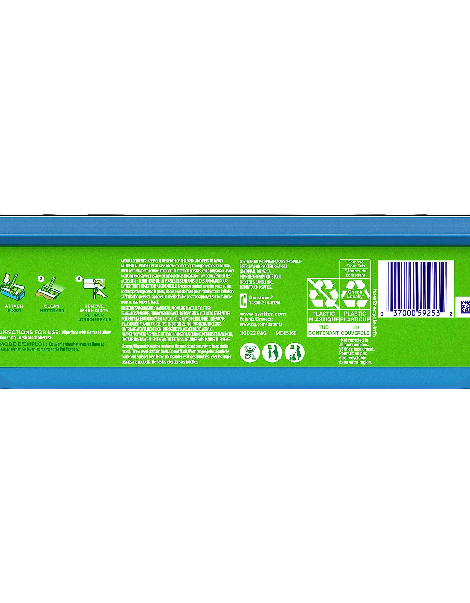 Swiffer Heavy Duty Mop Wet Multi-Surface Cloth Refills 20 Count