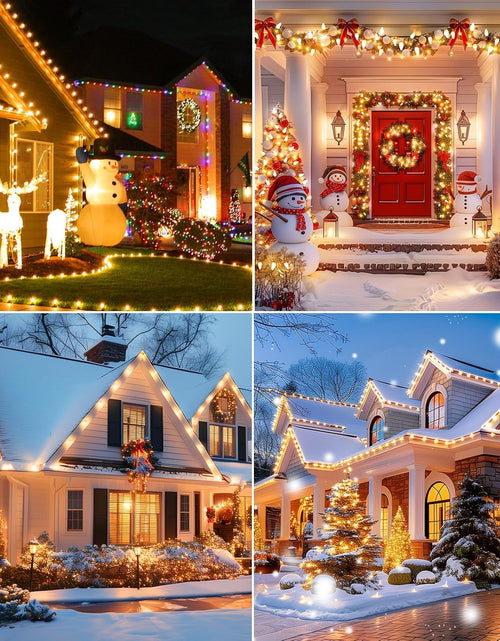 Load image into Gallery viewer, Brightown C9 LED Christmas String Lights 66ft 100 LED Warm White
