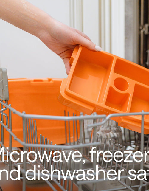 Load image into Gallery viewer, WONDER FAMILY Bento Box 5 Leakproof Containers Insulated Lunch Box Orange
