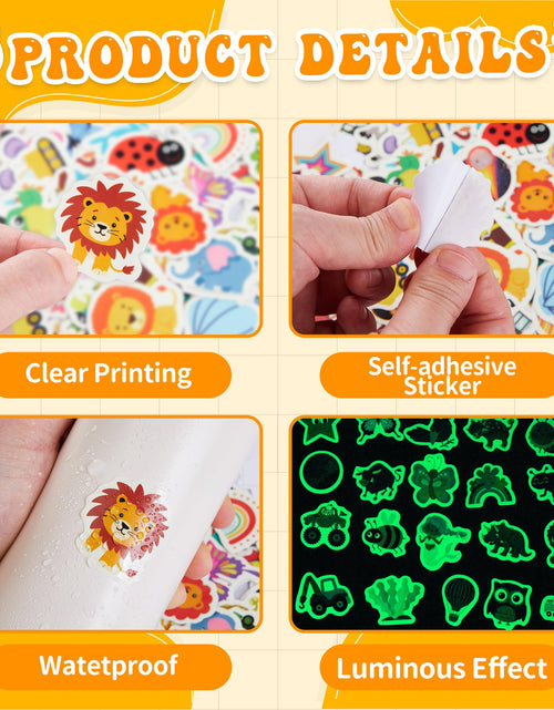 Load image into Gallery viewer, Bolcguri Cartoon Water Bottle Stickers 100 pcs Waterproof Vinyl Decals Colorful
