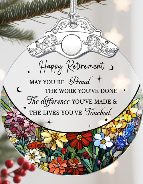 Load image into Gallery viewer, PEMIRSAYO Retired Ornament Stained Glass Christmas Keepsake Design A
