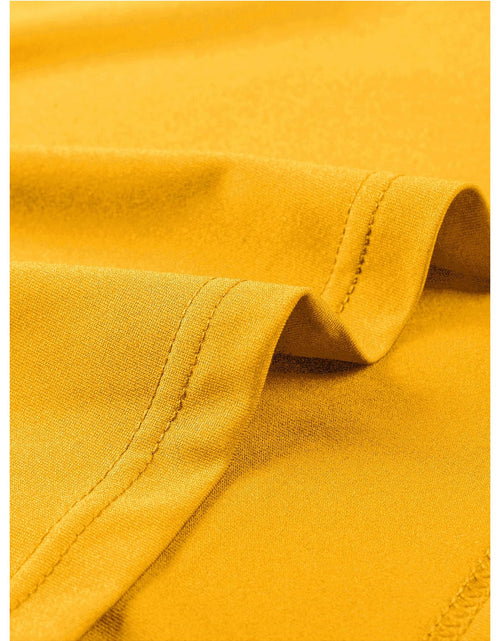 Load image into Gallery viewer, VIPWOLF Men's Sleeveless Hoodie Tank Top Drawstring High Low Hem Yellow Size L
