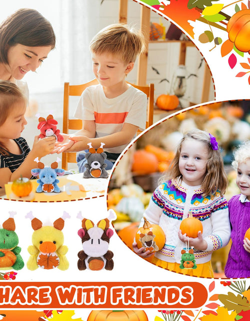 Load image into Gallery viewer, Blueweenly Thanksgiving Mini Plush Toys Pumpkin Maple 12 Pcs 2.76-3.15in
