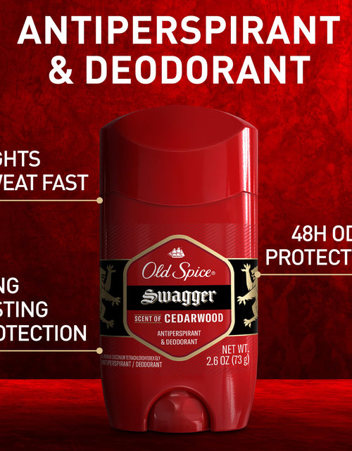 Load image into Gallery viewer, Old Spice Red Zone Men's Invisible Solid Anti-Perspirant Deodorant Swagger 3.4oz

