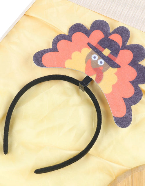 Load image into Gallery viewer, Doneace Thanksgiving Turkey Headband Women Fall Party Costume Hair Accessory

