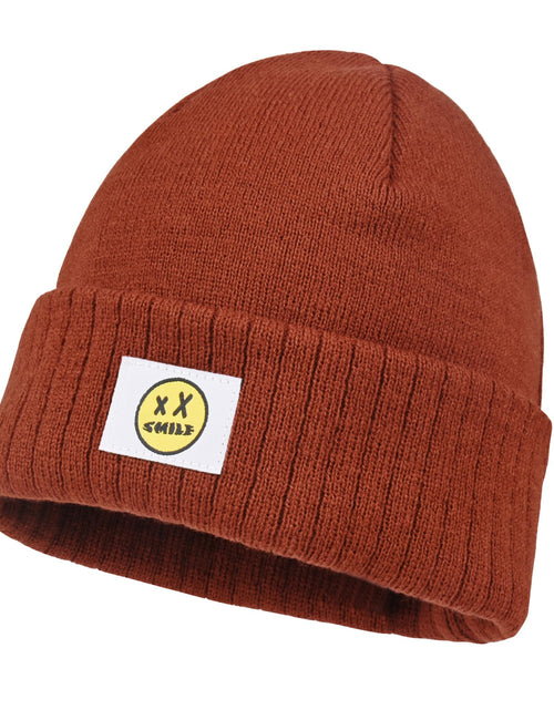Load image into Gallery viewer, XMMAXFLOW Thick Knitted Winter Beanie Hat Cuffed Skull Cap Dark Orange
