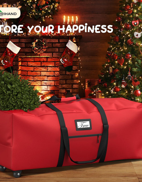 Load image into Gallery viewer, Mrrihand Christmas Tree Storage Bag Heavy-Duty 600D Oxford Red 7.5Ft
