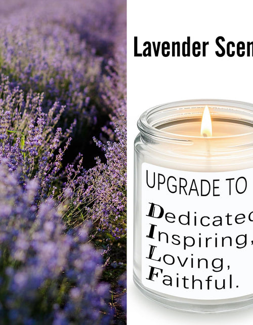Load image into Gallery viewer, RIZOOCE Lavender Scented Wax Candle Transparent New Dad Gift 0.431lb
