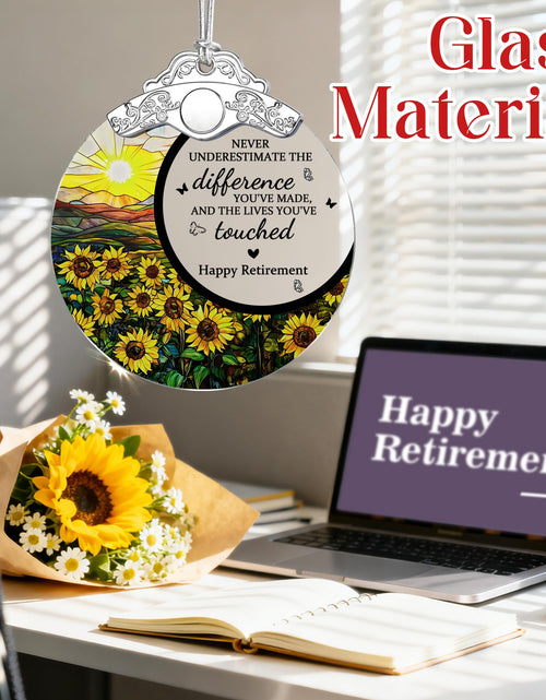 Load image into Gallery viewer, Jocidea Retirement Gifts Stained Glass Christmas Ornament Design E

