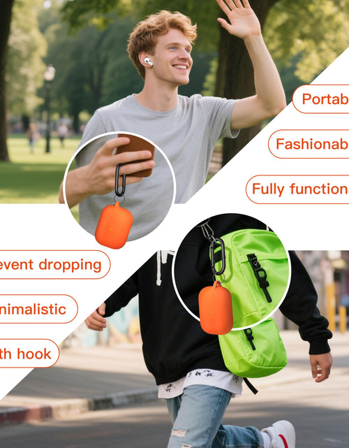 Load image into Gallery viewer, Brujula Silicone Case for AirPods Pro 3rd Gen 2025 Orange Protective Cover
