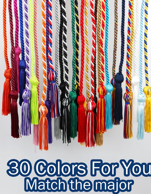 Load image into Gallery viewer, FOMOMDI Graduation Honor Cord 68" Navy College Graduation Accessory
