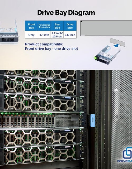 Load image into Gallery viewer, DRIVECADDY 3-Pack 3.5" Hard Drive Caddy 2.5" to 3.5" Adapter Dell Servers
