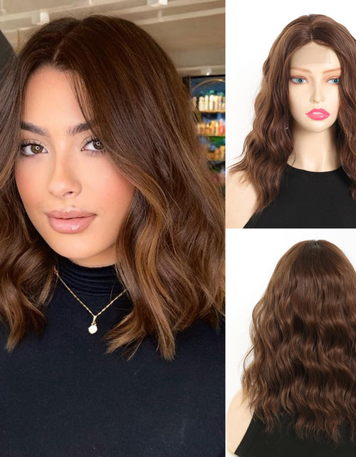 Load image into Gallery viewer, Maforsoon Wigs for Women Short Wave Synthetic Wig 14inch
