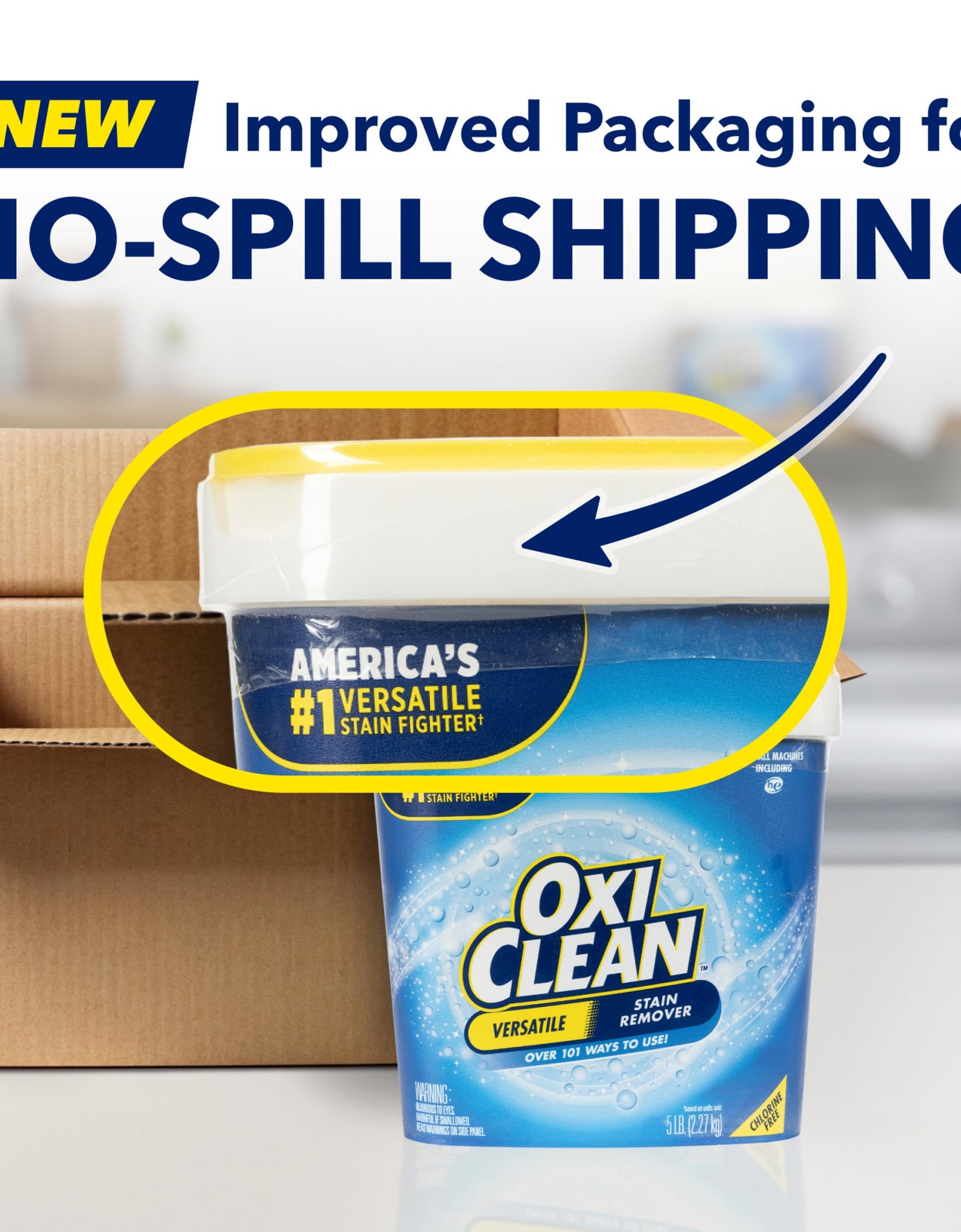 OxiClean Versatile Stain Remover Powder 5 lb No Color