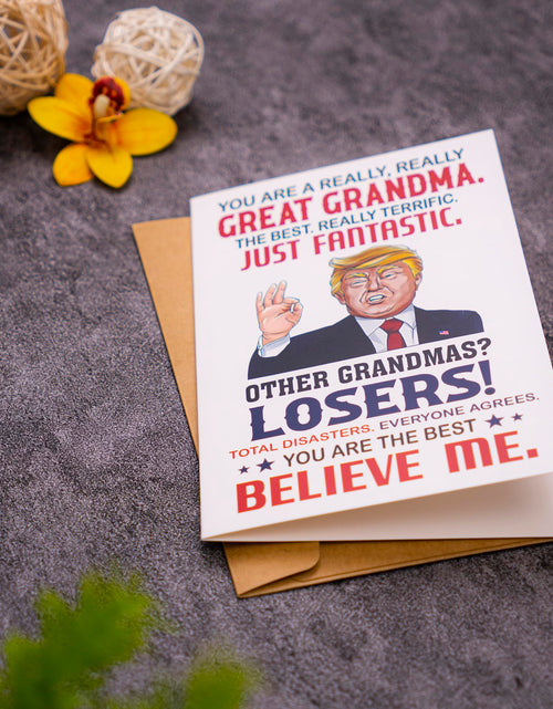 Load image into Gallery viewer, decorluxes Grandma Funny Greeting Card Birthday Mother's Day Christmas Cartoon
