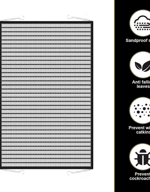 Load image into Gallery viewer, Downhill Front Hood Grille Protection Mesh 2PCS 41.33x31.49in Black
