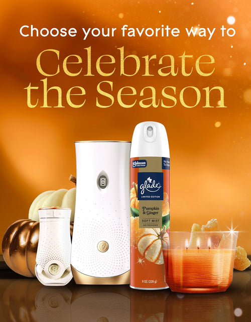Load image into Gallery viewer, Glade 3-Wick Scented Candle Jar Pumpkin &amp; Ginger 6.8 Oz 3 Count
