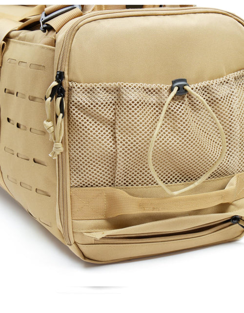 Load image into Gallery viewer, CONTAIL 48L Military Tactical Molle Duffle Bag Detachable Straps Earth Yellow
