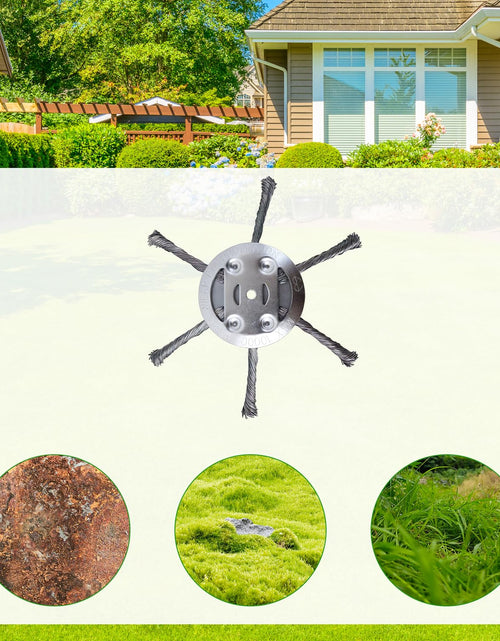 Load image into Gallery viewer, Generic Steel Wire Grass Trimmer Head 6 Inch 2PCS Silver Spindle 0.2in
