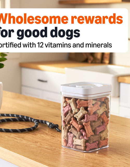 Load image into Gallery viewer, Amazon Basics Crunchy Dog Biscuits Multi Flavor 5 lb Box
