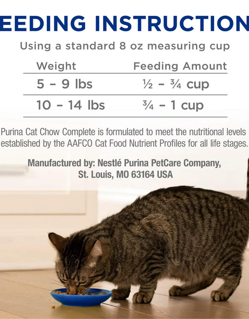 Load image into Gallery viewer, BestBy10/26 Purina Cat Chow Complete Dry Cat Food 3.15 LB
