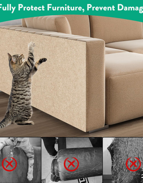 Load image into Gallery viewer, YITMOYM Trimmable Cat Scratcher Mat 39.4x15.8in Self-Adhesive Felt Fiber
