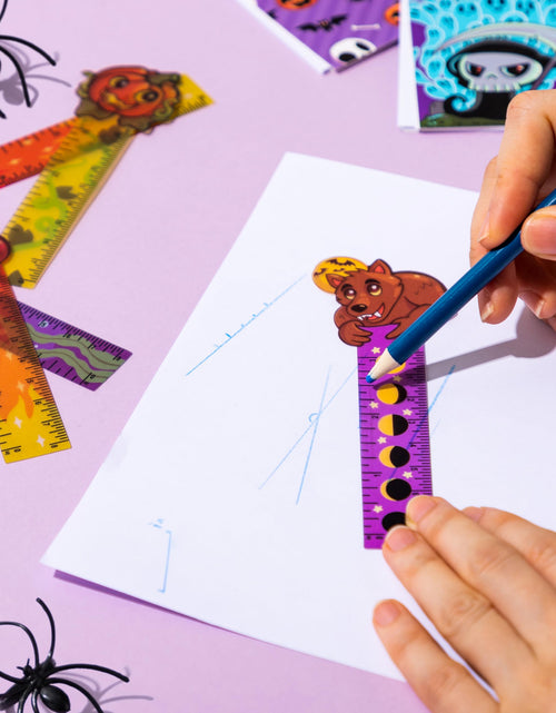 Load image into Gallery viewer, JOYIN Halloween Bookmark Rulers 144 PCS 6 Designs Party Favor Pack
