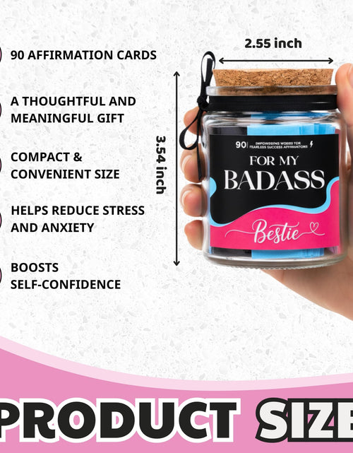 Load image into Gallery viewer, SOLMAYCO Affirmation Jar with Inspirational Notes Birthday Gift for Women Badass
