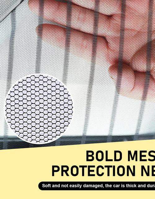 Load image into Gallery viewer, Downhill Front Hood Grille Protection Mesh 2PCS 41.33x31.49in Black
