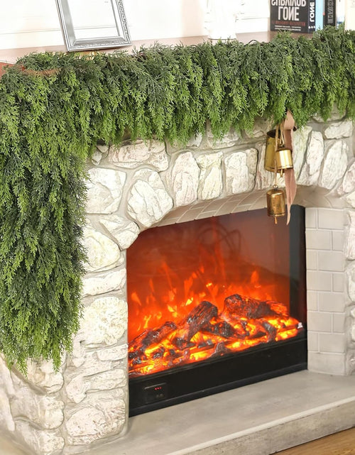 Load image into Gallery viewer, ESTABA 6FT Real Touch Cedar Garland Artificial Green Pine Christmas Decor
