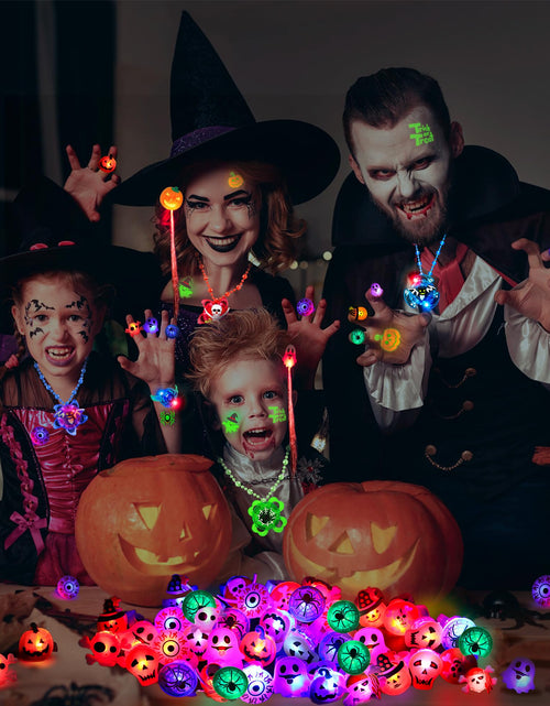Load image into Gallery viewer, Grastfu 84 PCS Halloween Glow In The Dark Toys Party Favors Bulk Set

