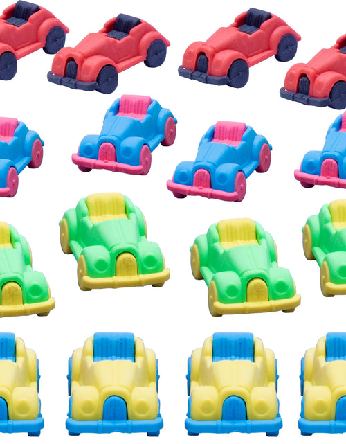 Load image into Gallery viewer, RONDURE Car Erasers 18 Pcs 3D Sports Car Puzzle Take Apart Erasers Kids
