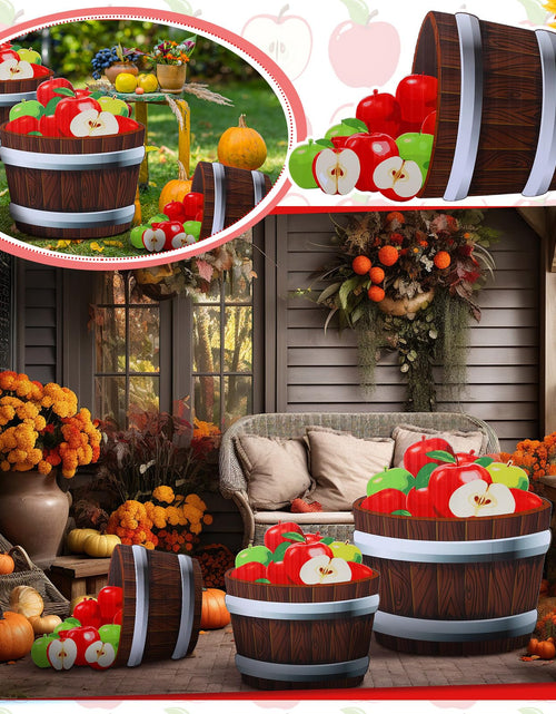 Load image into Gallery viewer, Beeveer Fall Thanksgiving Harvest Apple Orchard Cardboard Cutouts 20-26" Set

