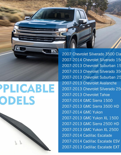 Load image into Gallery viewer, Downhill Cabin Air Filter Cover Plate w/ 2 Screws for Chevy Silverado 3500 Black
