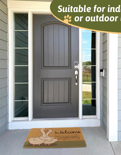 Load image into Gallery viewer, FEXIA Goose Pattern Indoor Outdoor Welcome Mat Rug 29x17 Polyester
